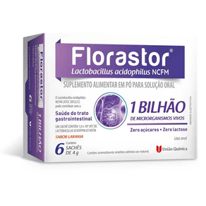 Florastor 1BIUFC Po Oral - Caixa com 4 Envelopes de 4g